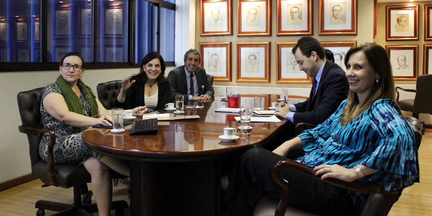 O consultor do Innovare foi recebido no salão nobre da Presidência (Foto: Thiago Rios)